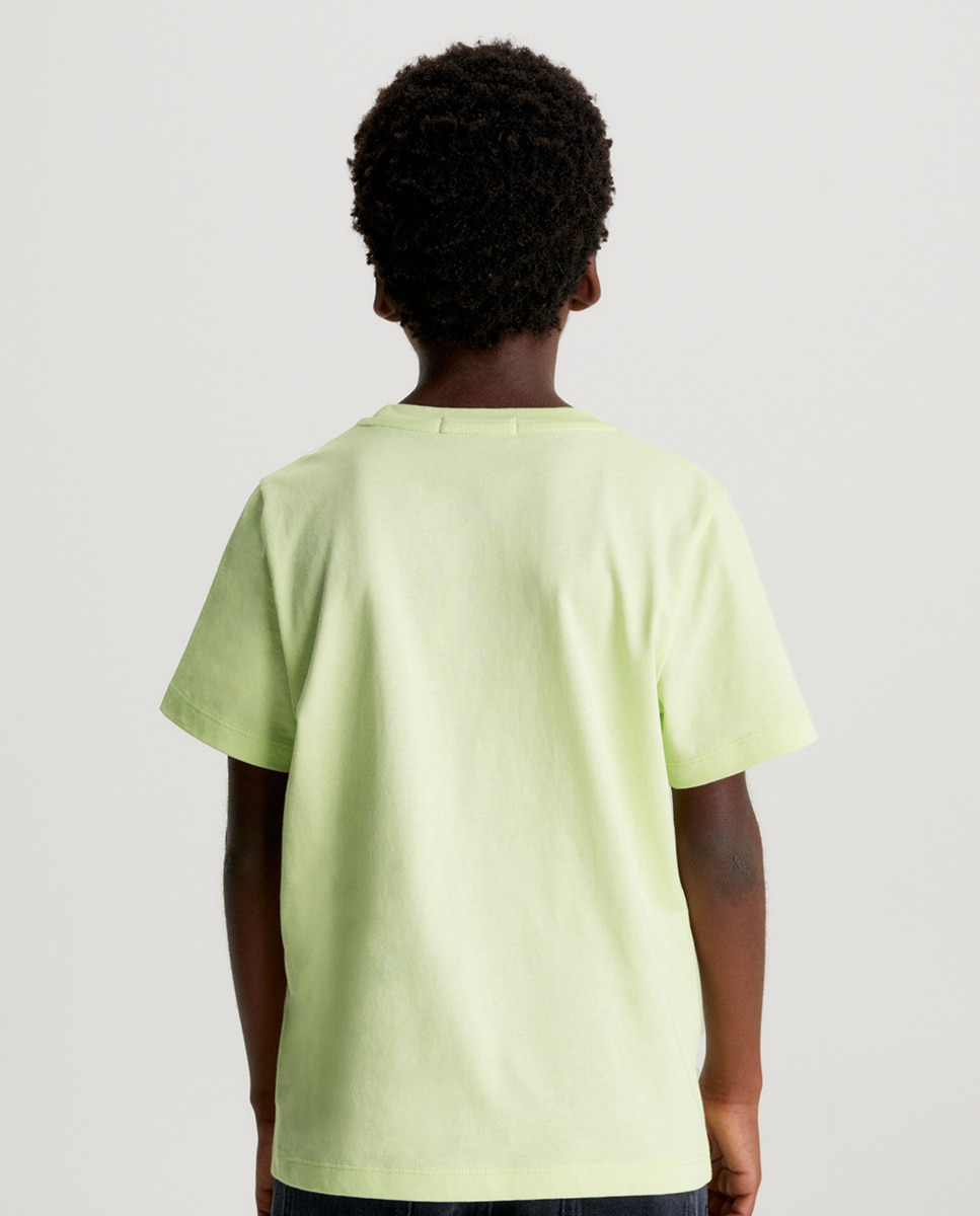 T-shirt de Manga Curta - Verde Calvin Klein Verde-claro-2