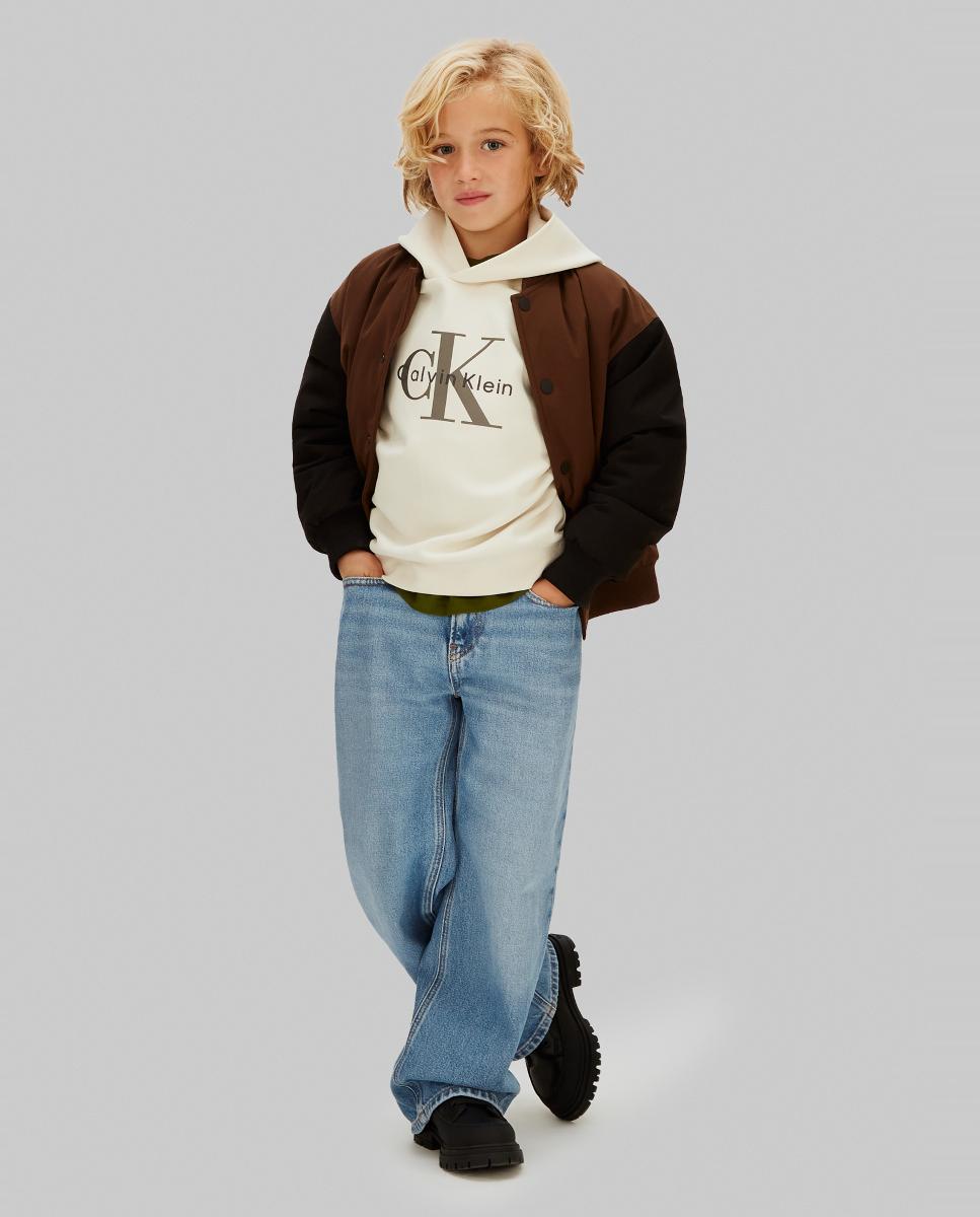 Sweatshirt com capuz Cinzento-4