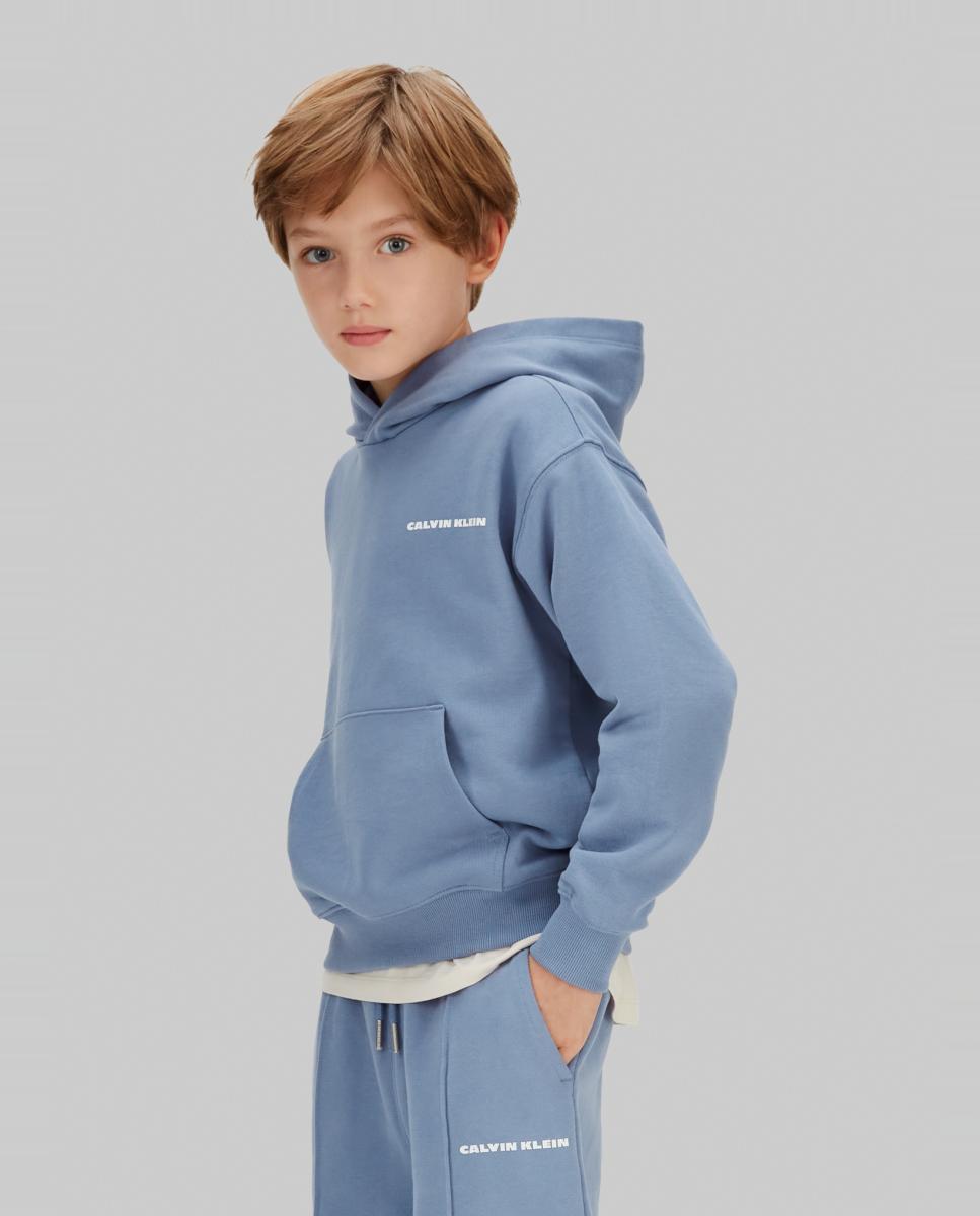 Sweatshirt com Capuz Relaxed Fit Calvin Klein Azul-2