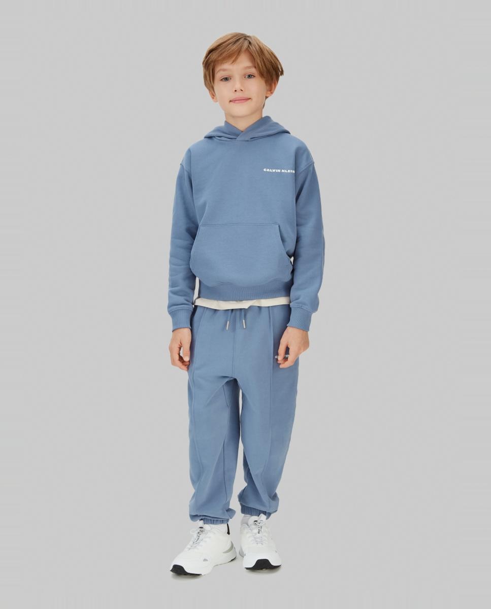 Sweatshirt com Capuz Relaxed Fit Calvin Klein Azul-4