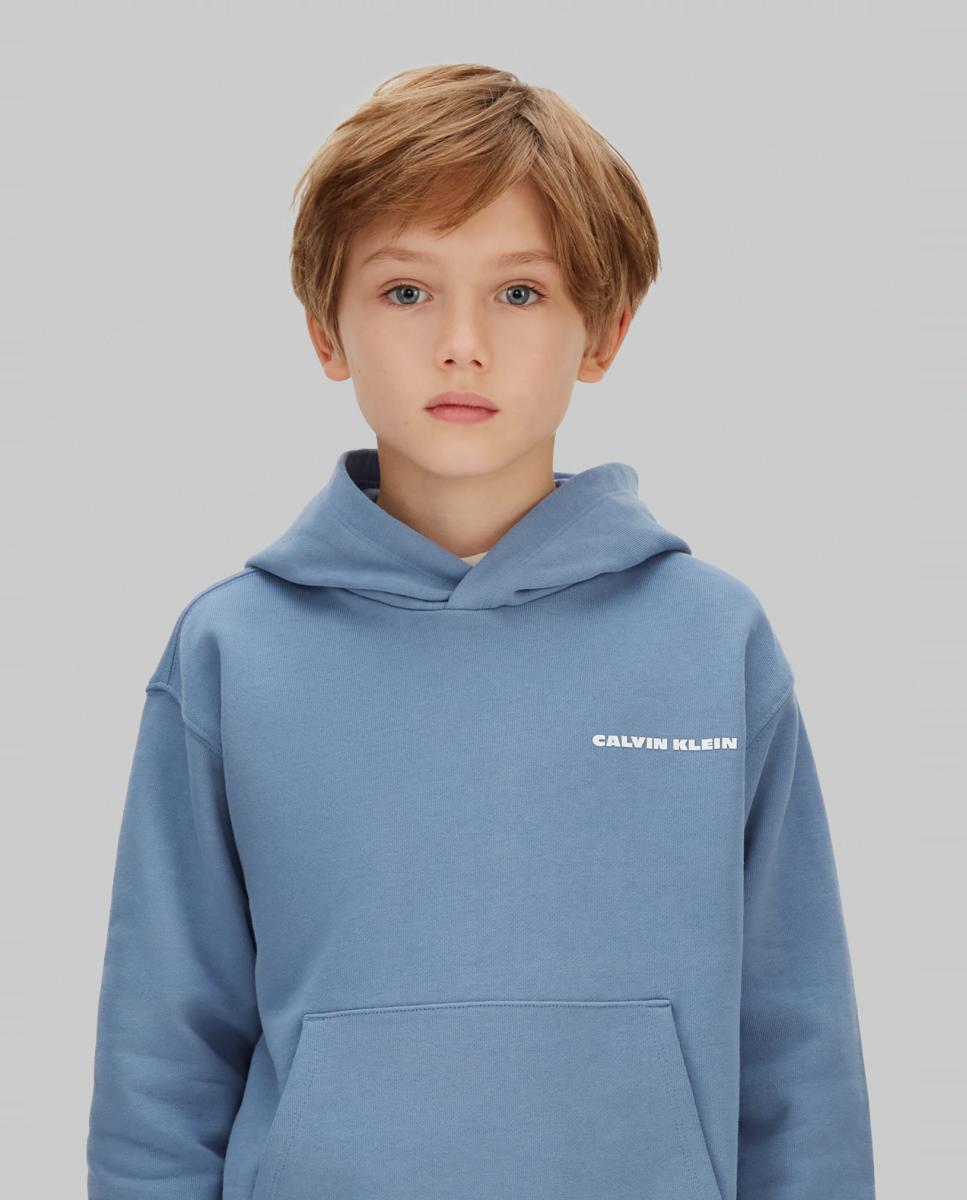 Sweatshirt com Capuz Relaxed Fit Calvin Klein Azul-5