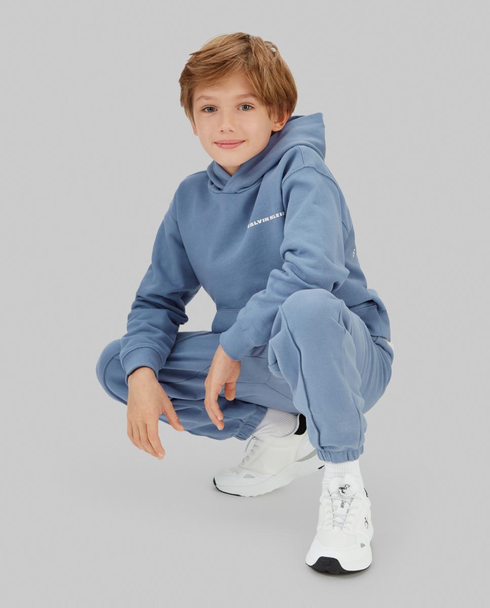 Sweatshirt com Capuz Relaxed Fit Calvin Klein Azul-6