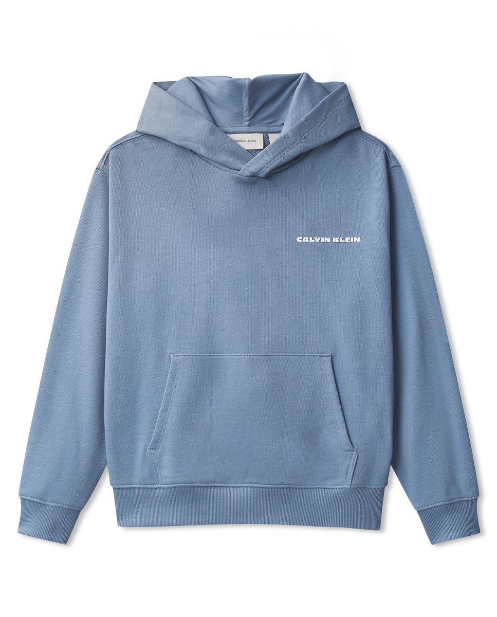 Sweatshirt com Capuz Relaxed Fit Calvin Klein Azul-7