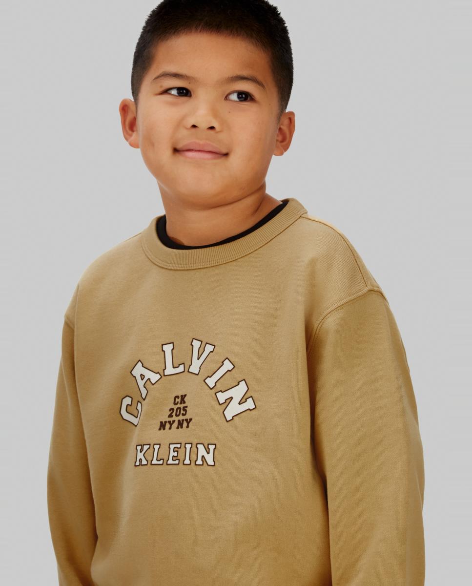 Sweatshirt Varsity Castanho-4