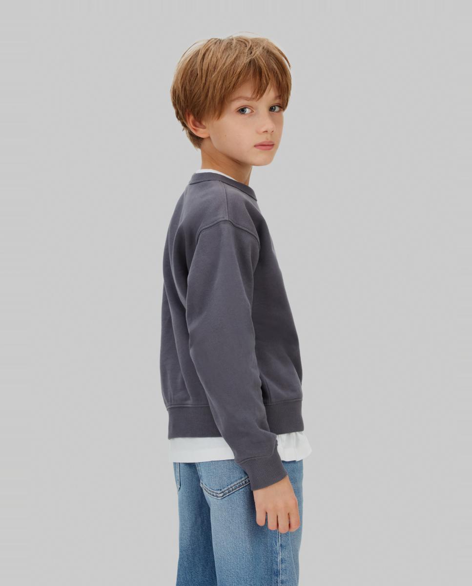 Sweatshirt Varsity Calvin Klein Cinzento-3