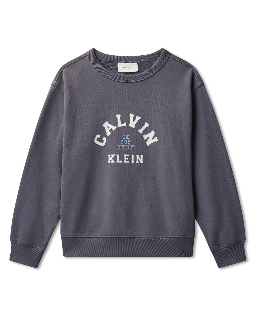 Sweatshirt Varsity Calvin Klein Cinzento-6