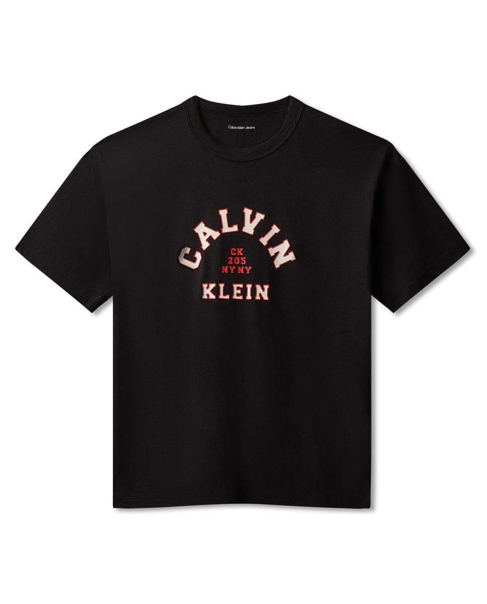 T-shirt Varsity Calvin Klein Preto-5