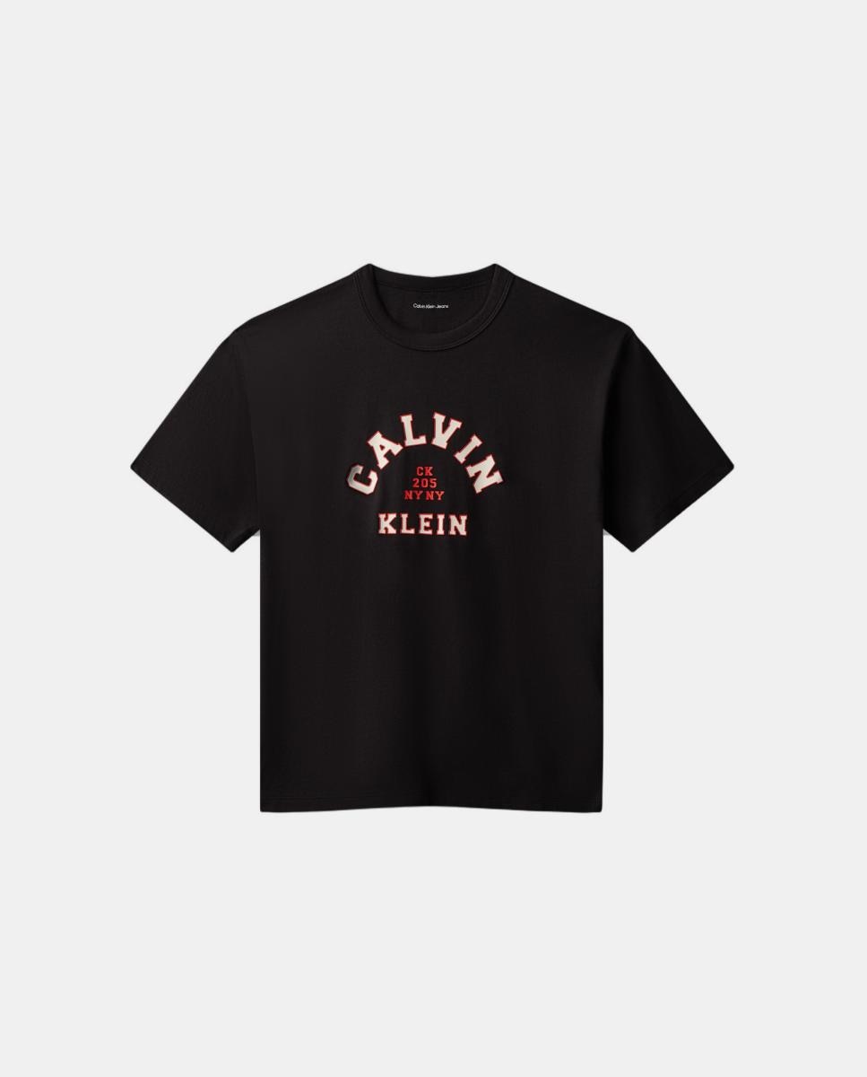 T-shirt Varsity Calvin Klein Preto-6
