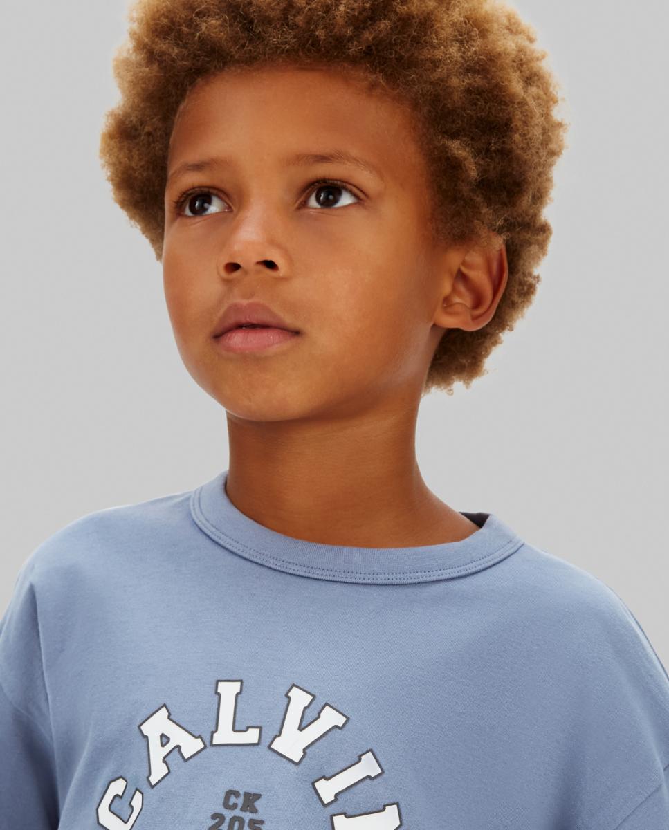T-shirt Varsity Calvin Klein Azul-4