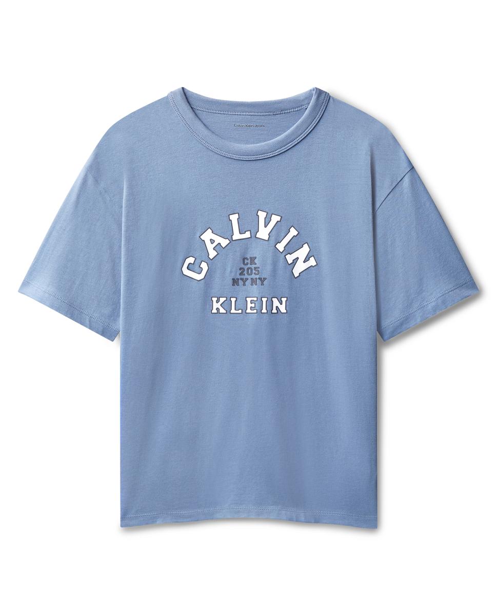 T-shirt Varsity Calvin Klein Azul-5