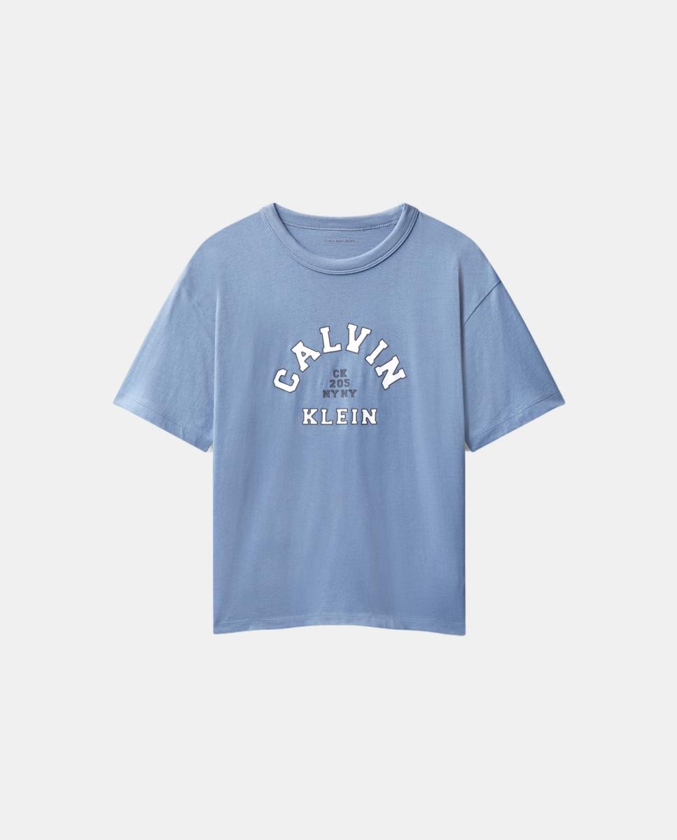 T-shirt Varsity Calvin Klein Azul-6