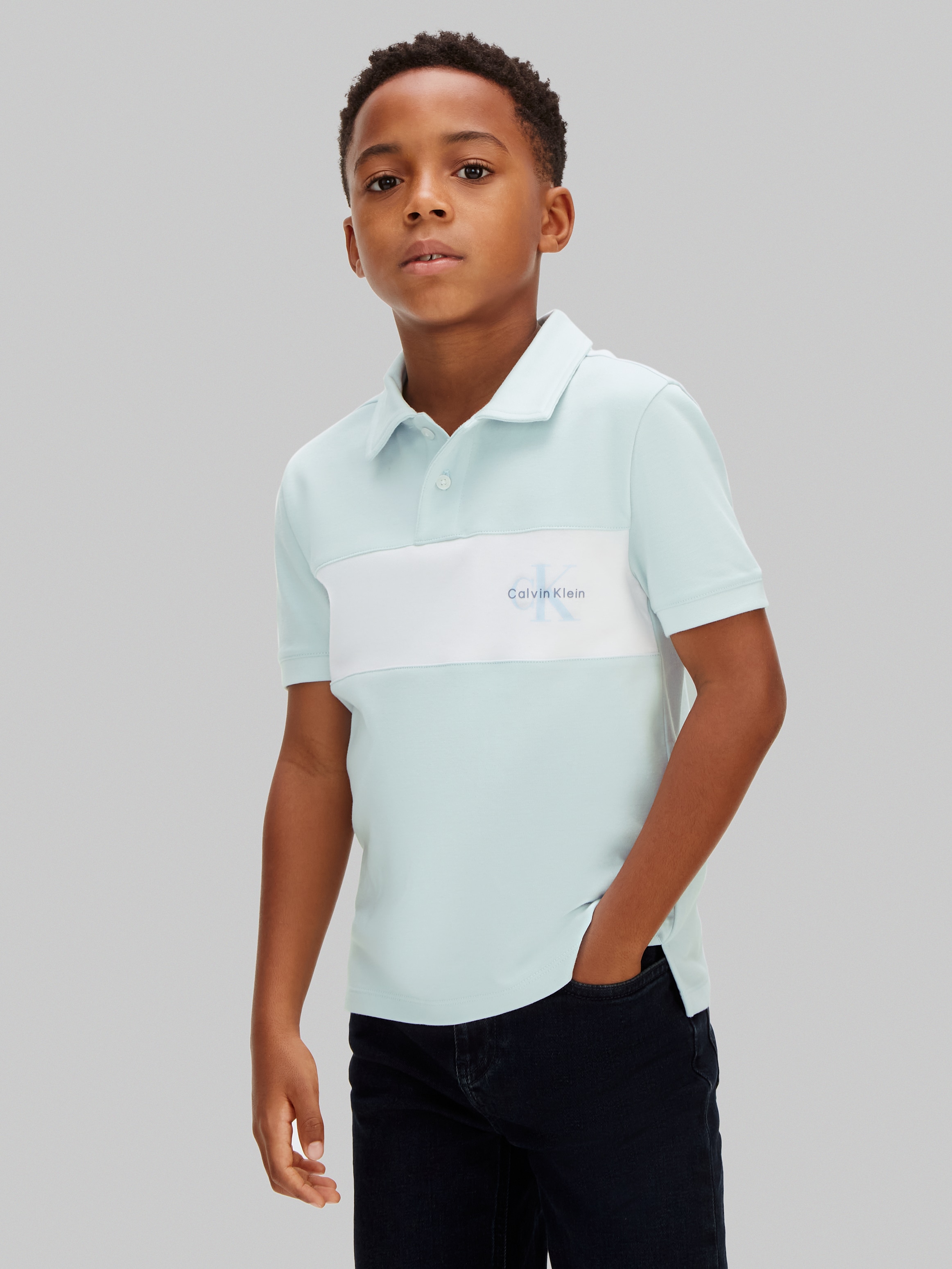 Imagem 0 de Polo Bicolor com Monograma
