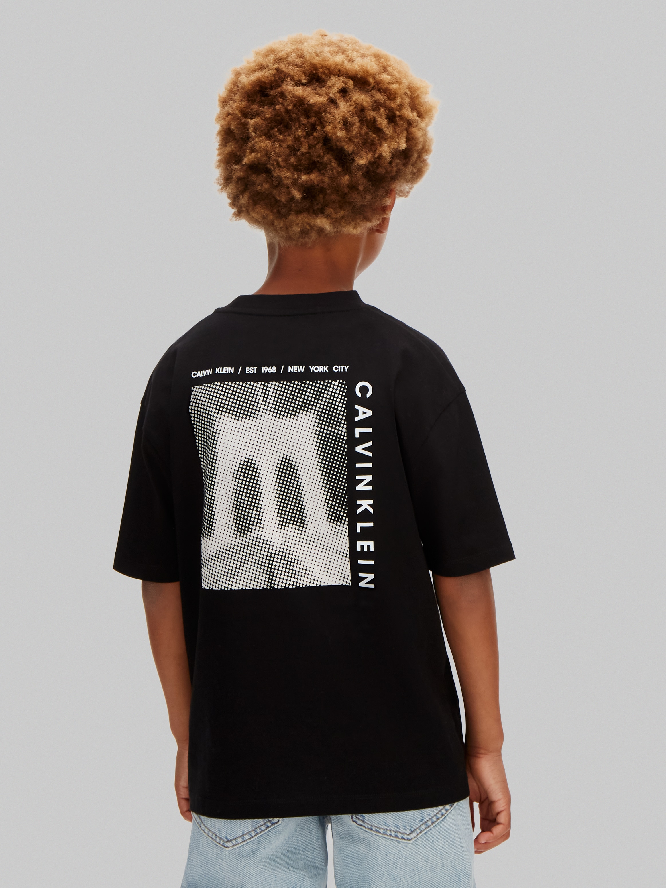 T-shirt com manga curta Calvin Klein Preto-2