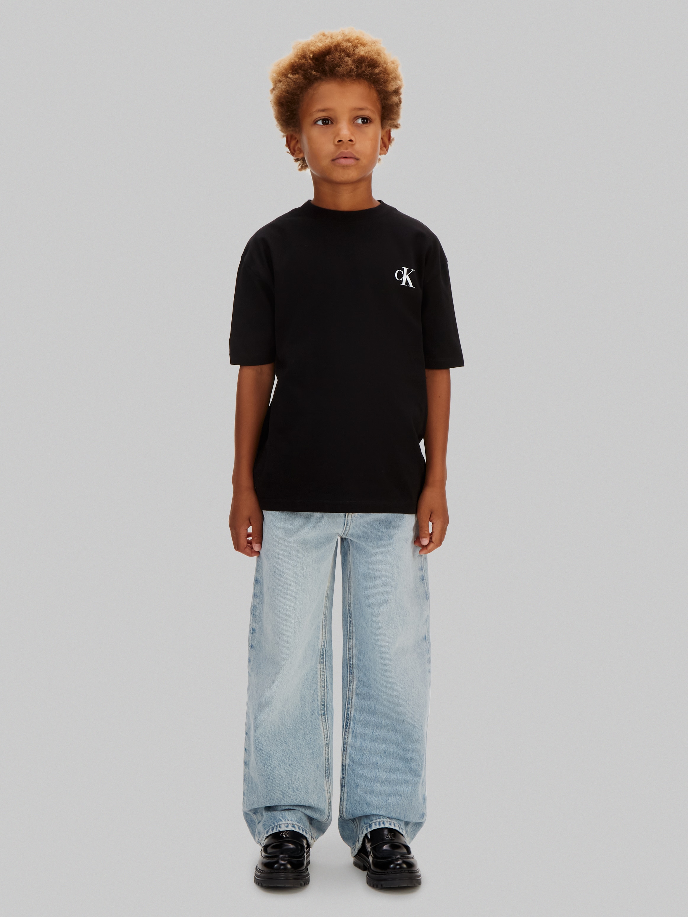 T-shirt com manga curta Calvin Klein Preto-3