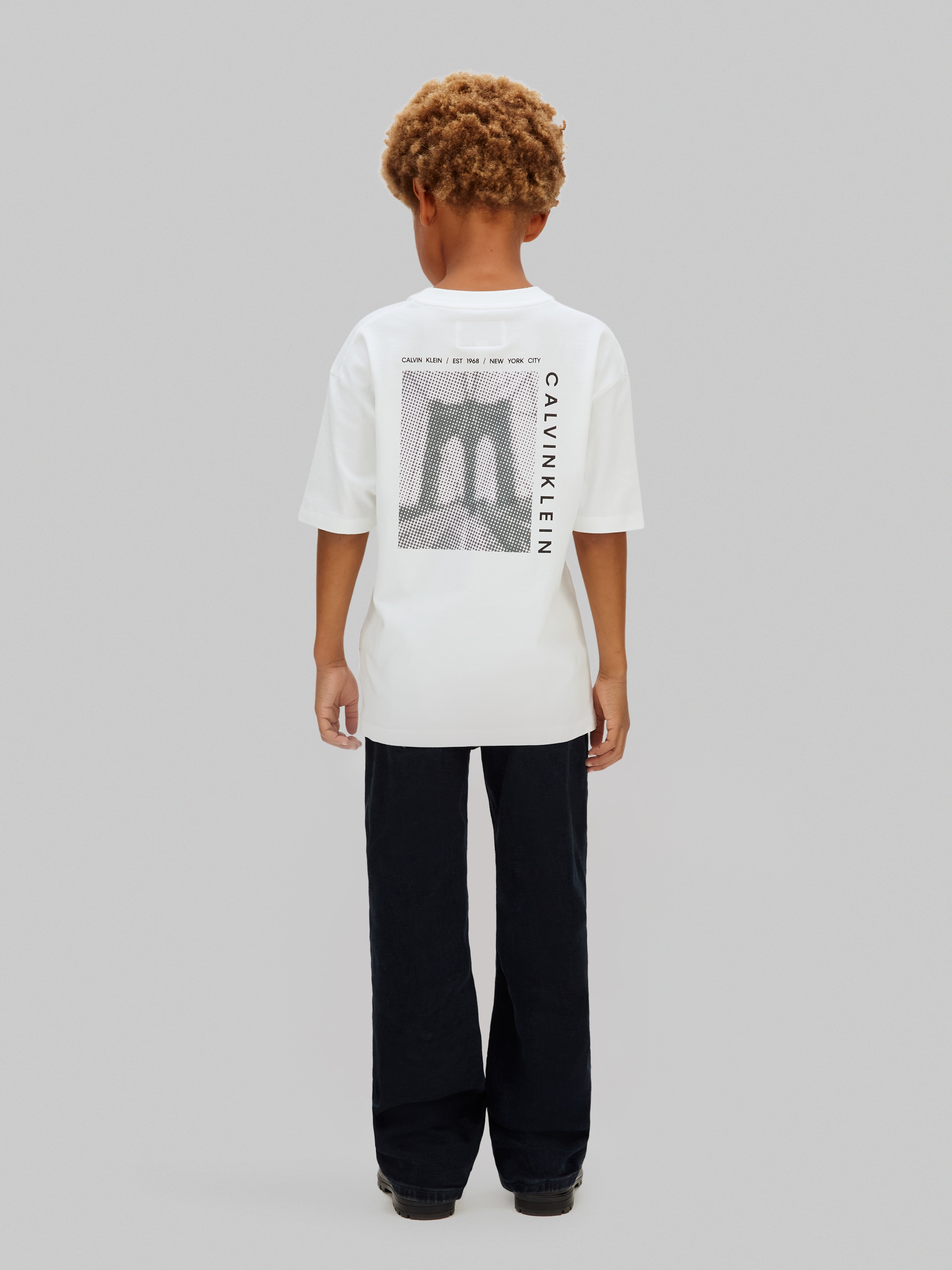 T-shirt com manga curta Calvin Klein Branco-2
