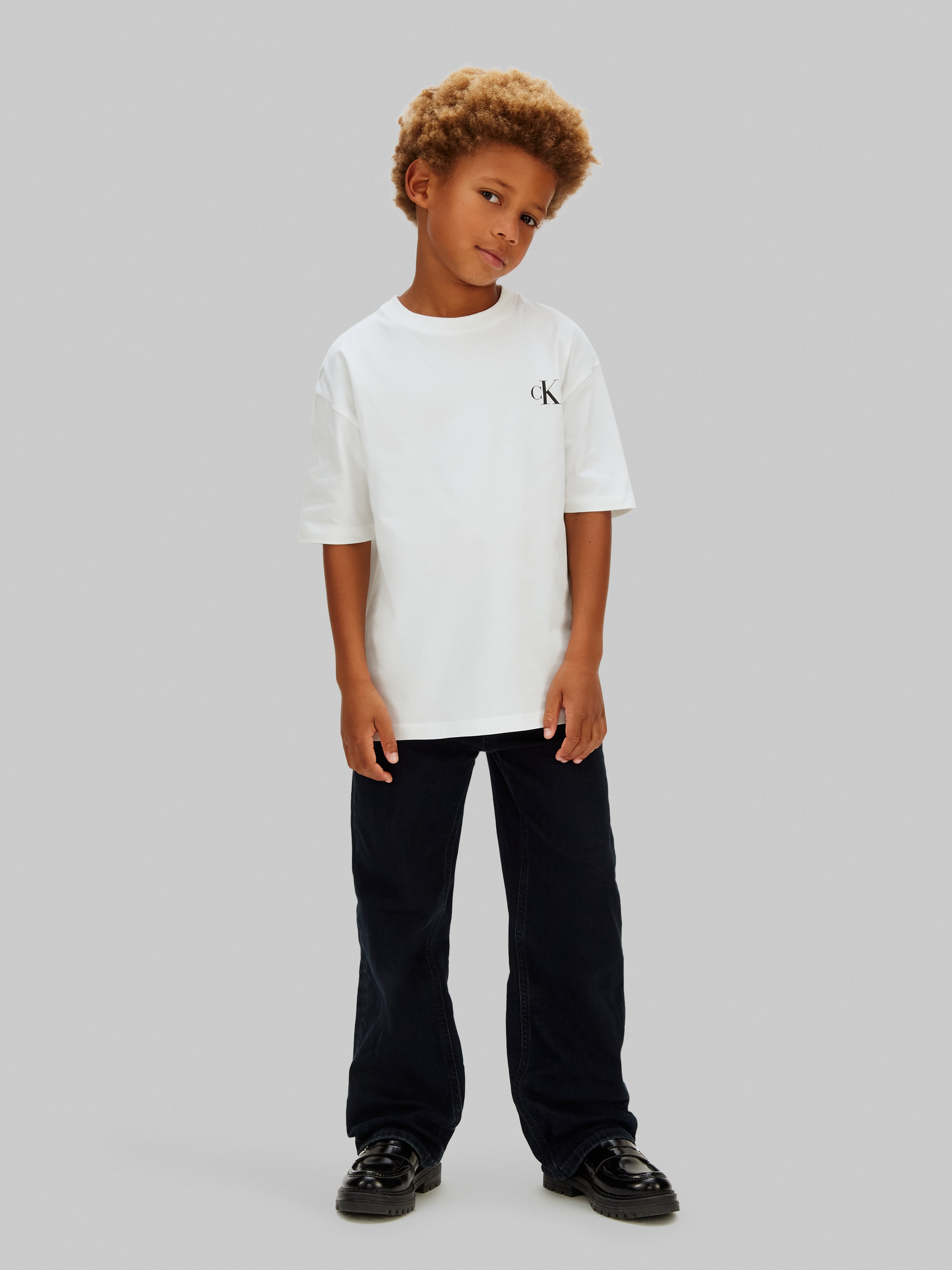 T-shirt com manga curta Calvin Klein Branco-3