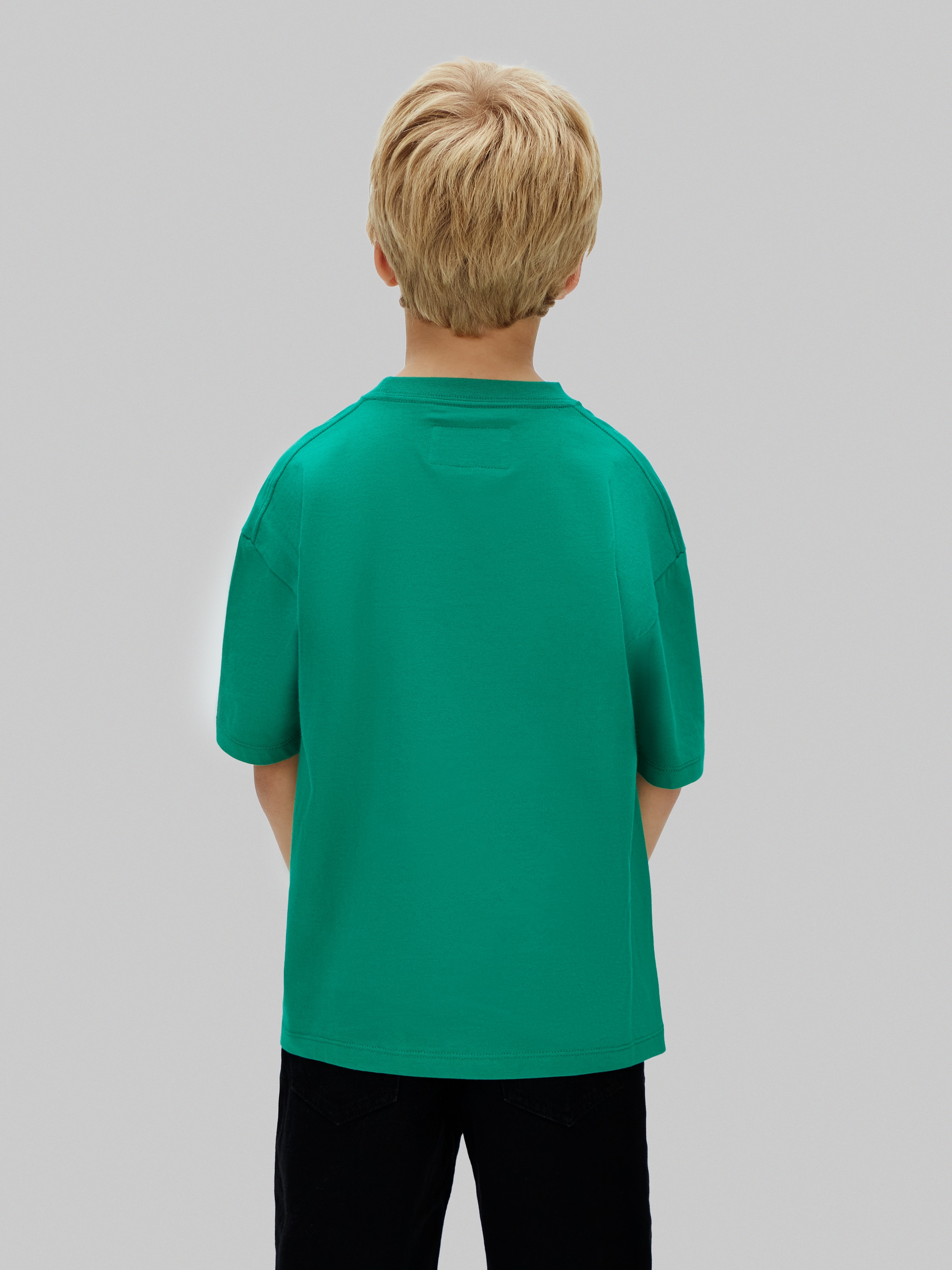 T-shirt com Monograma Calvin Klein Verde-2