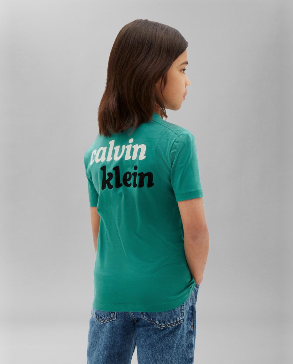 Camiseta de niño con gráfico - Calvin Klein - Azul Azul-2
