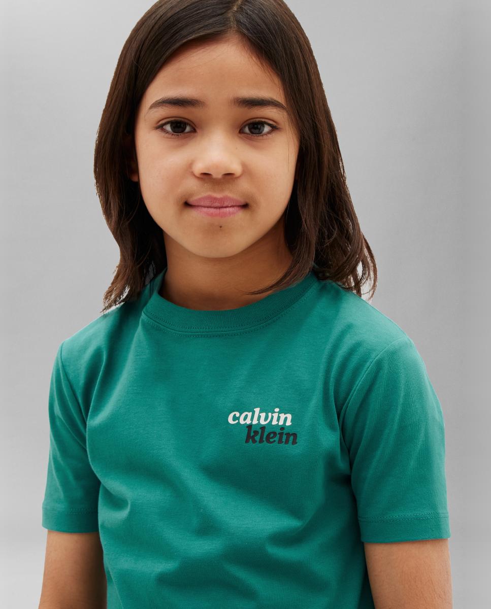Camiseta de niño con gráfico - Calvin Klein - Azul Azul-3