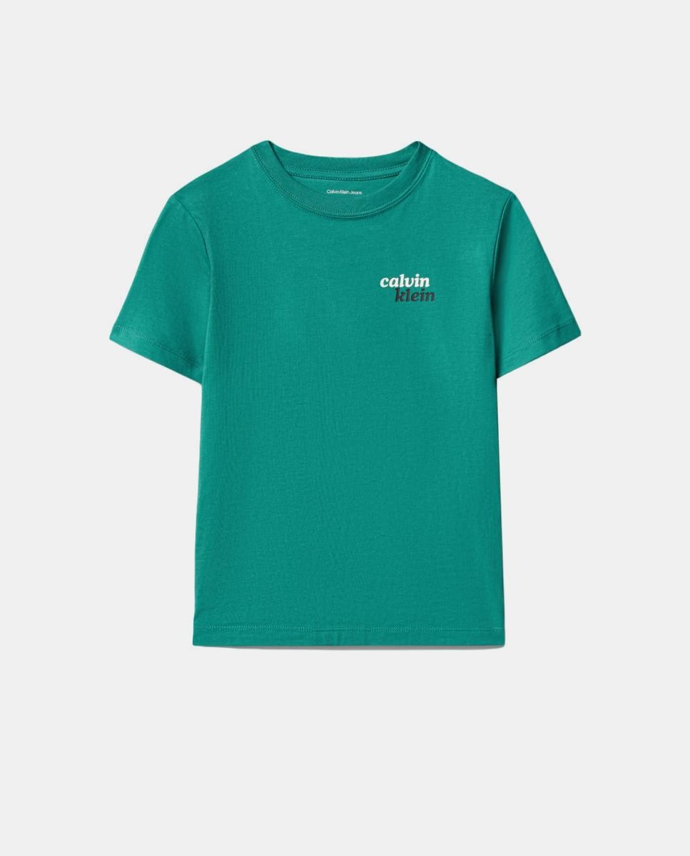 Camiseta de niño con gráfico - Calvin Klein - Azul Azul-4