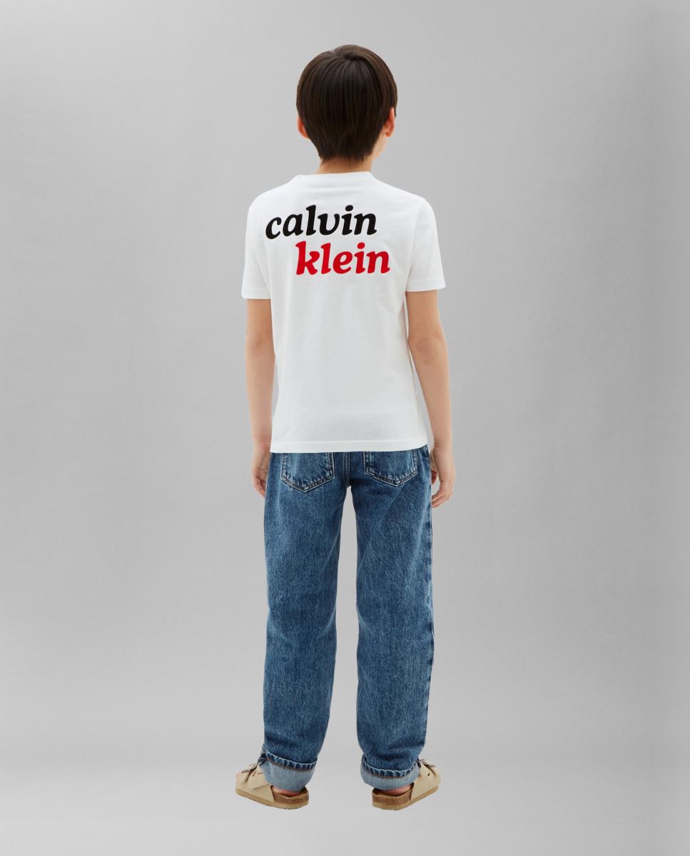 Camiseta de niño con gráfico - Calvin Klein - Blanco Blanco-2