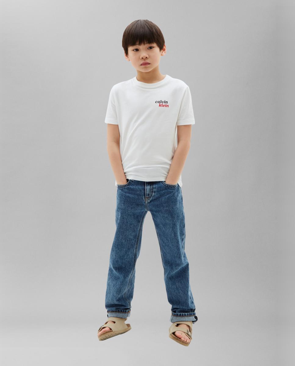 Camiseta de niño con gráfico - Calvin Klein - Blanco Blanco-3