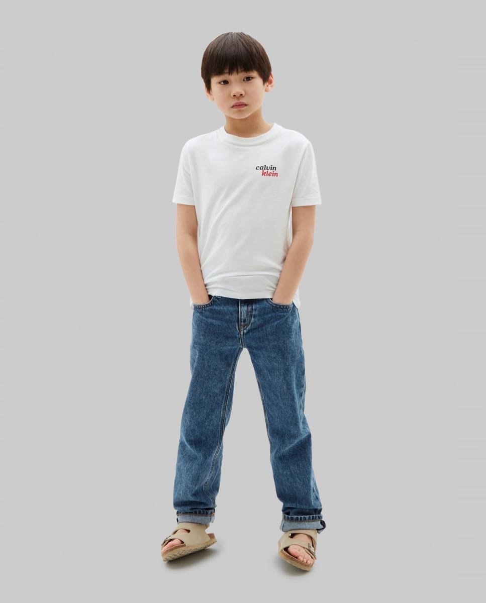Camiseta de niño con gráfico - Calvin Klein - Blanco Blanco-4