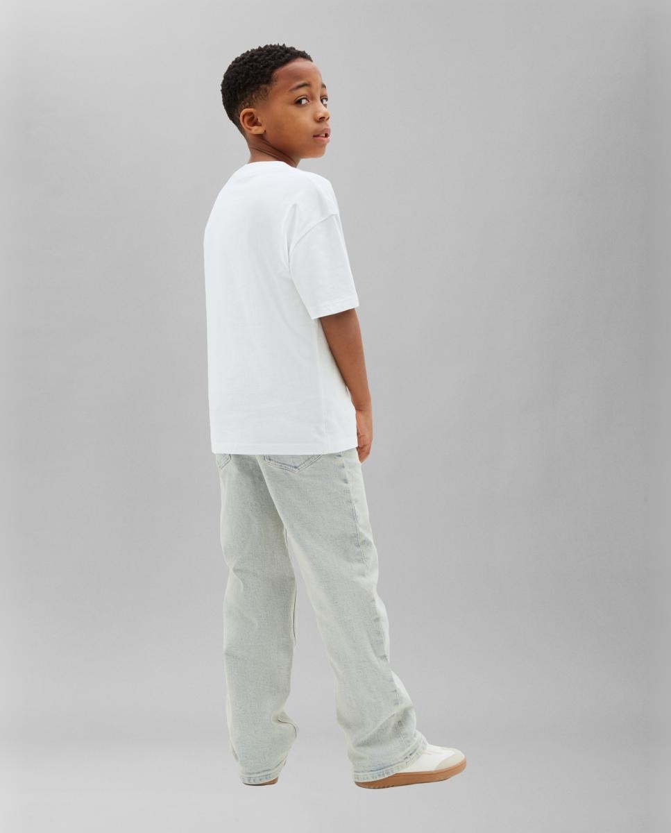 T-shirt com Ilustração Branco-2