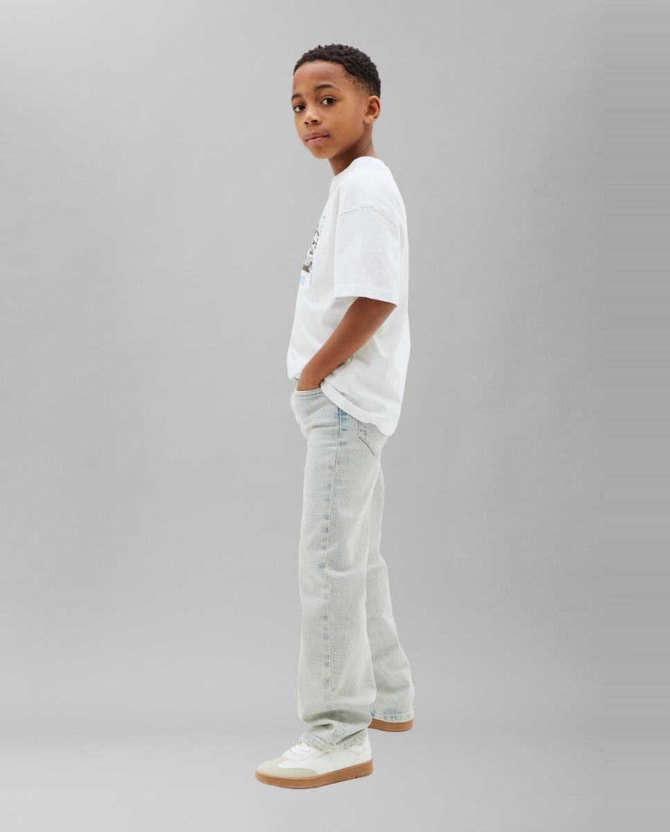 T-shirt com Ilustração Branco-4