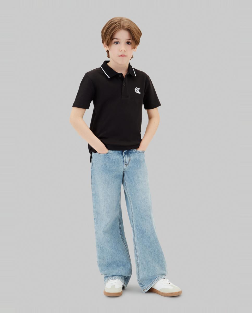 Imagem 0 de Polo Piqué com Contraste