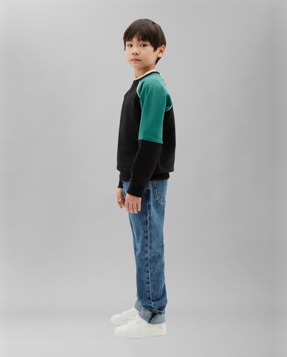 Sweatshirt com Contraste Preto-4