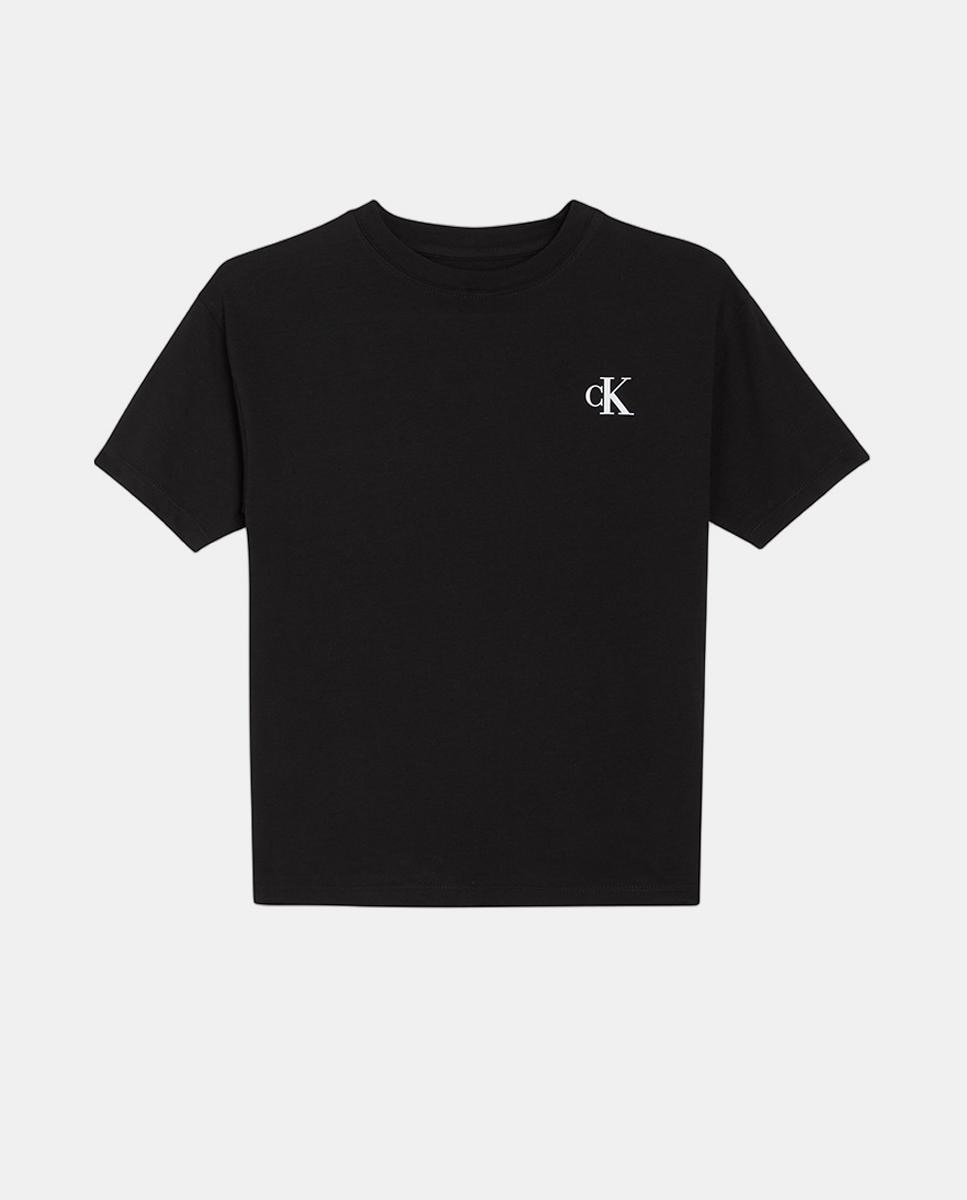 Camiseta de niño fit relaxed - Calvin Klein - Negro Negro-1