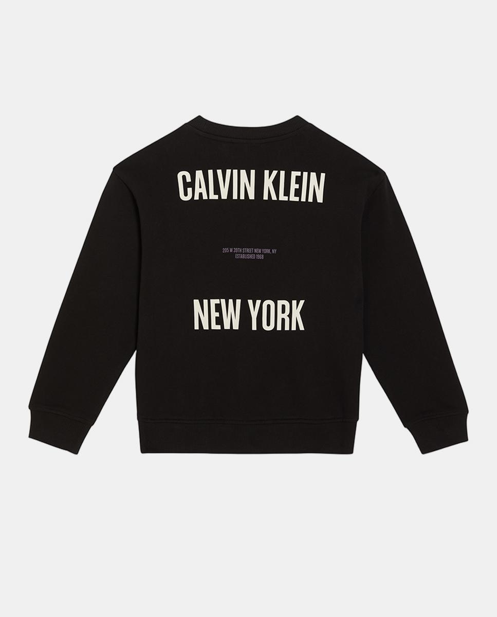 Sweatshirt com Ilustração nas Costas Preto-2
