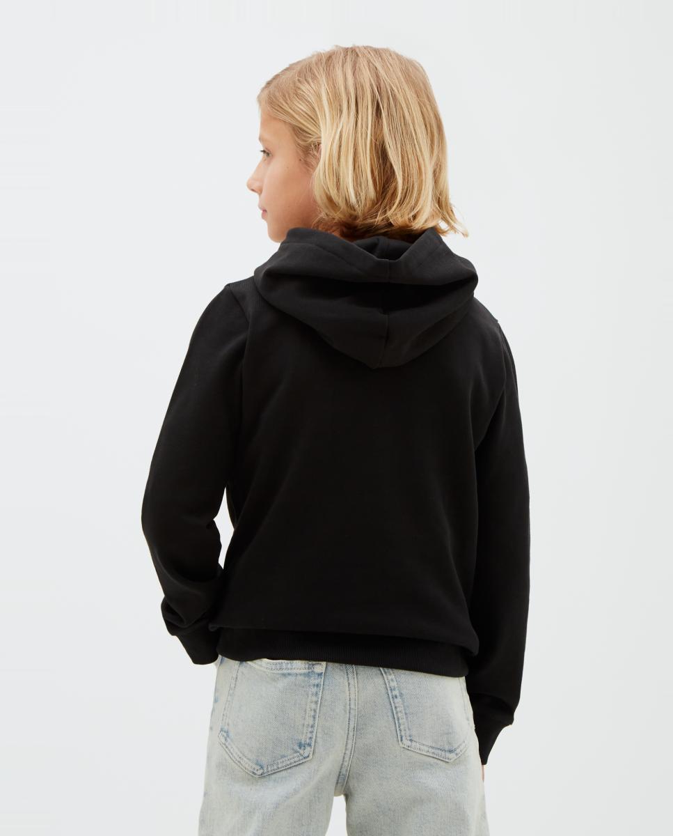 Sweatshirt com capuz Preto-2