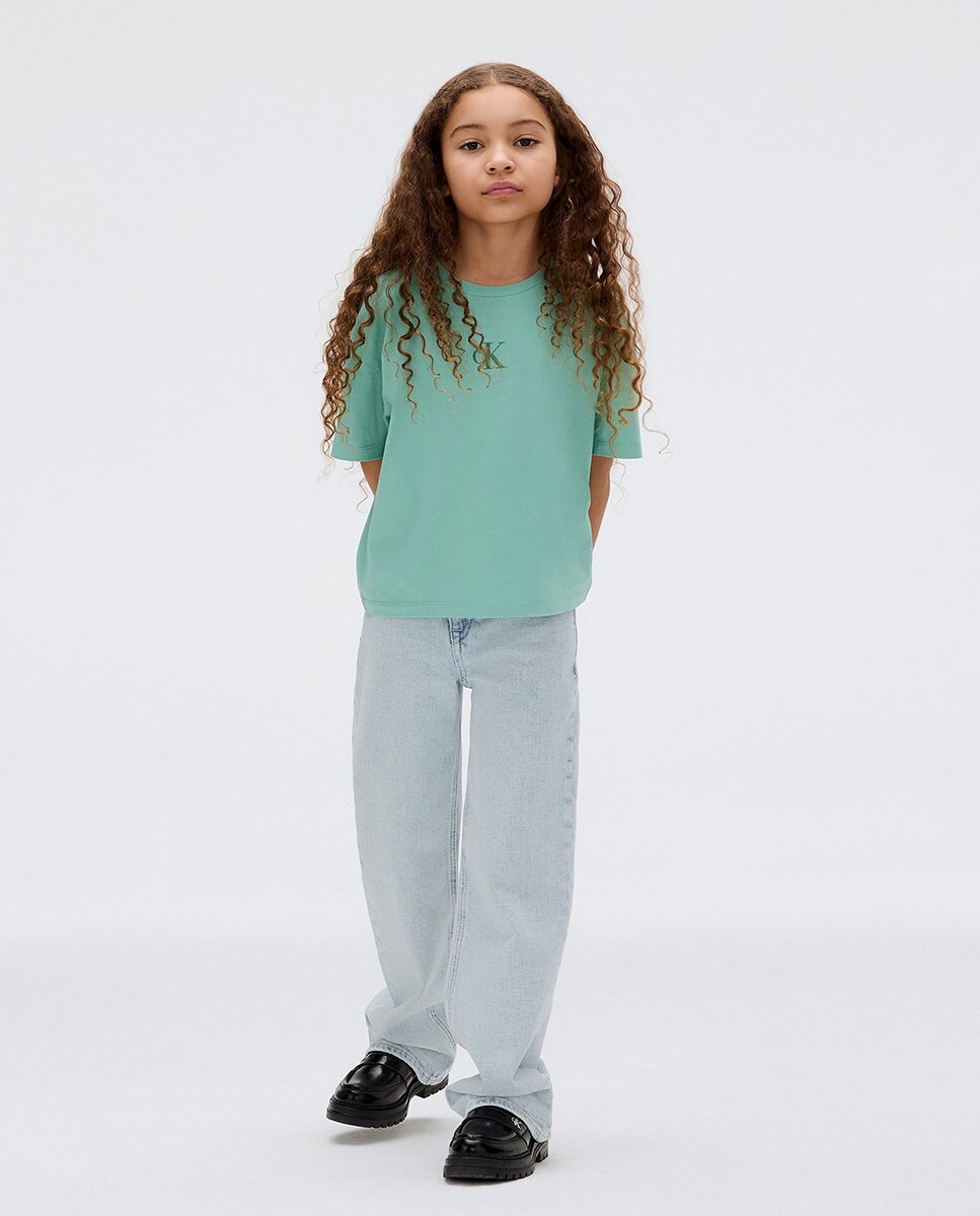 T-shirt Boxy Fit Verde-1