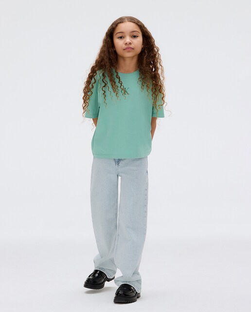 Imagen 0 de Camiseta de niña de fit boxy