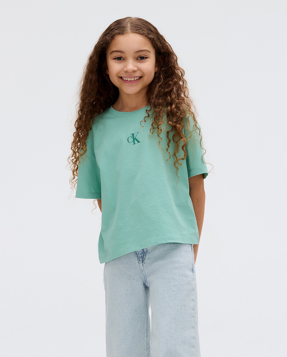 T-shirt Boxy Fit Verde-2