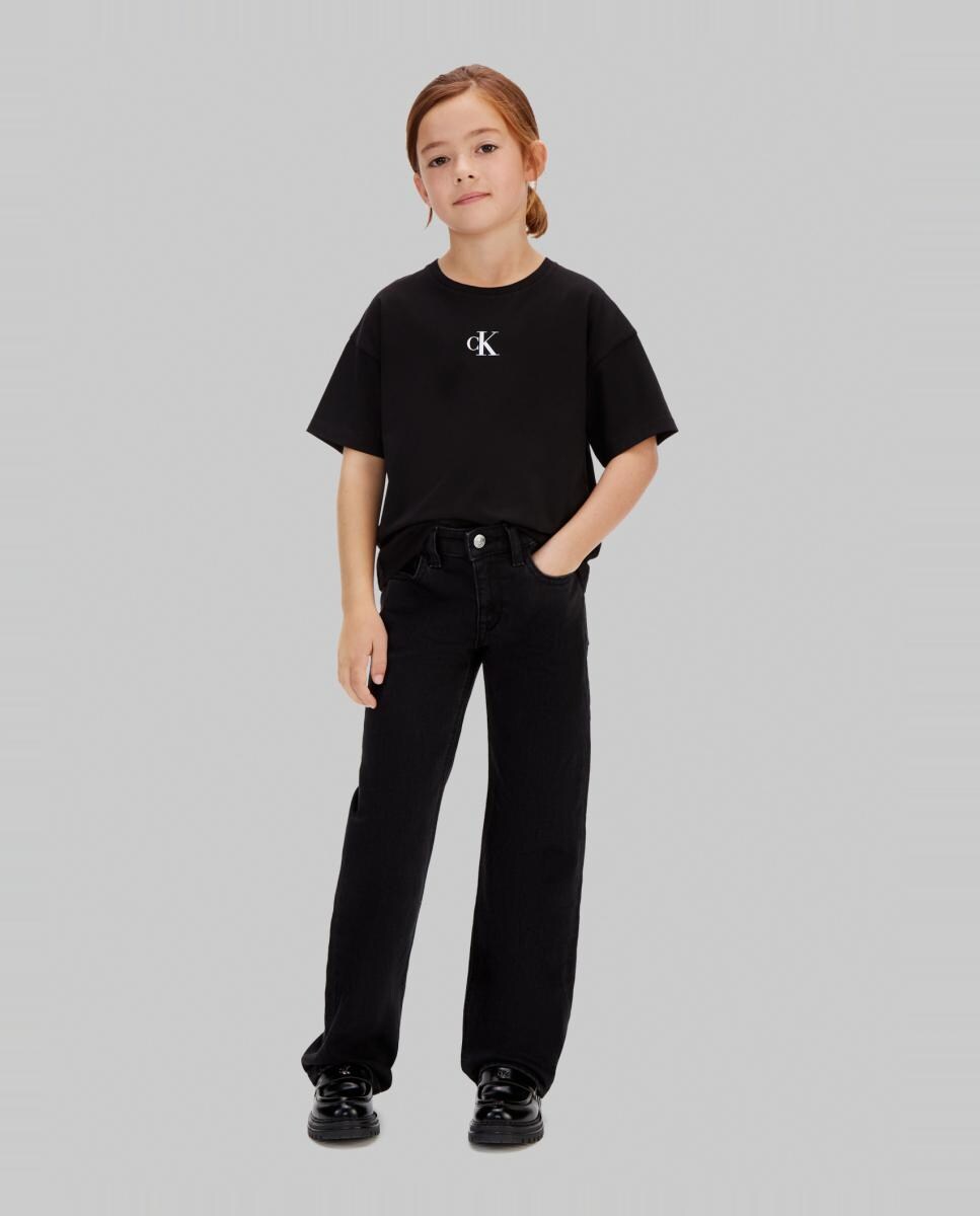 T-shirt Boxy Fit Preto-3