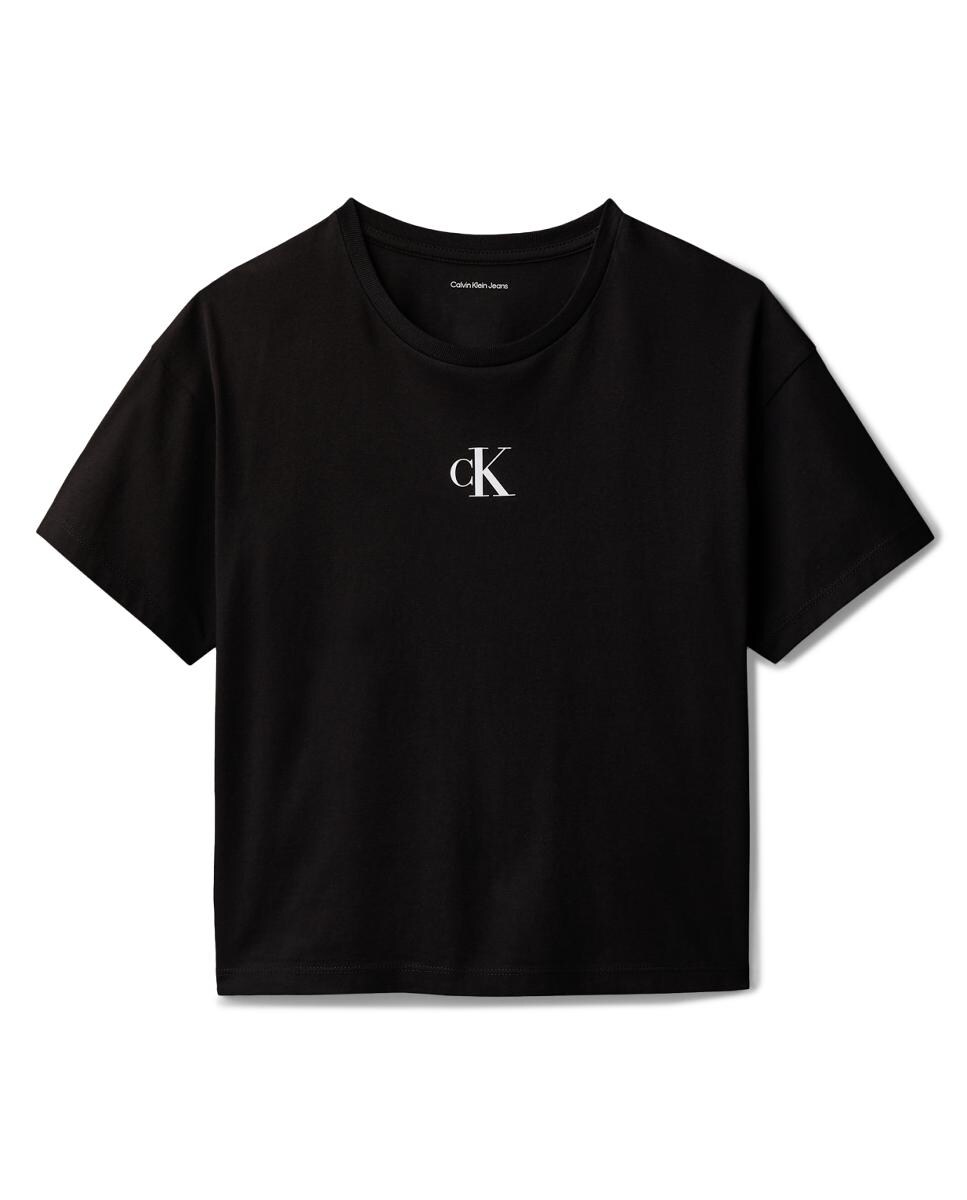 T-shirt Boxy Fit Preto-7