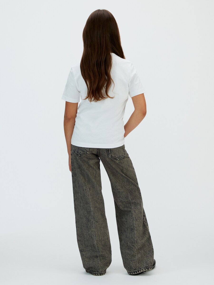 T-shirt com Logótipo - Multicolor Branco-2