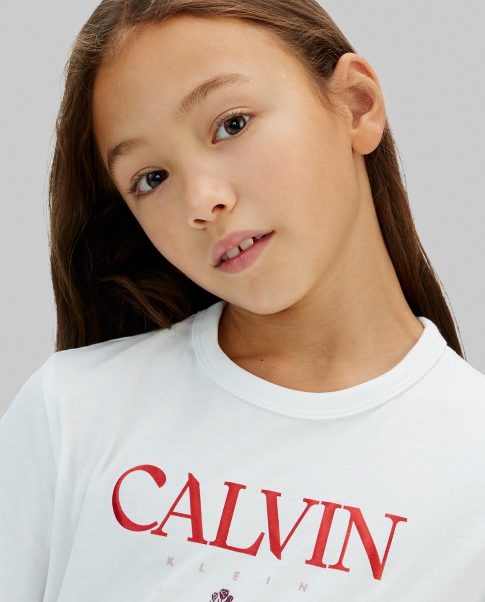 T-shirt com Logótipo - Multicolor Branco-5