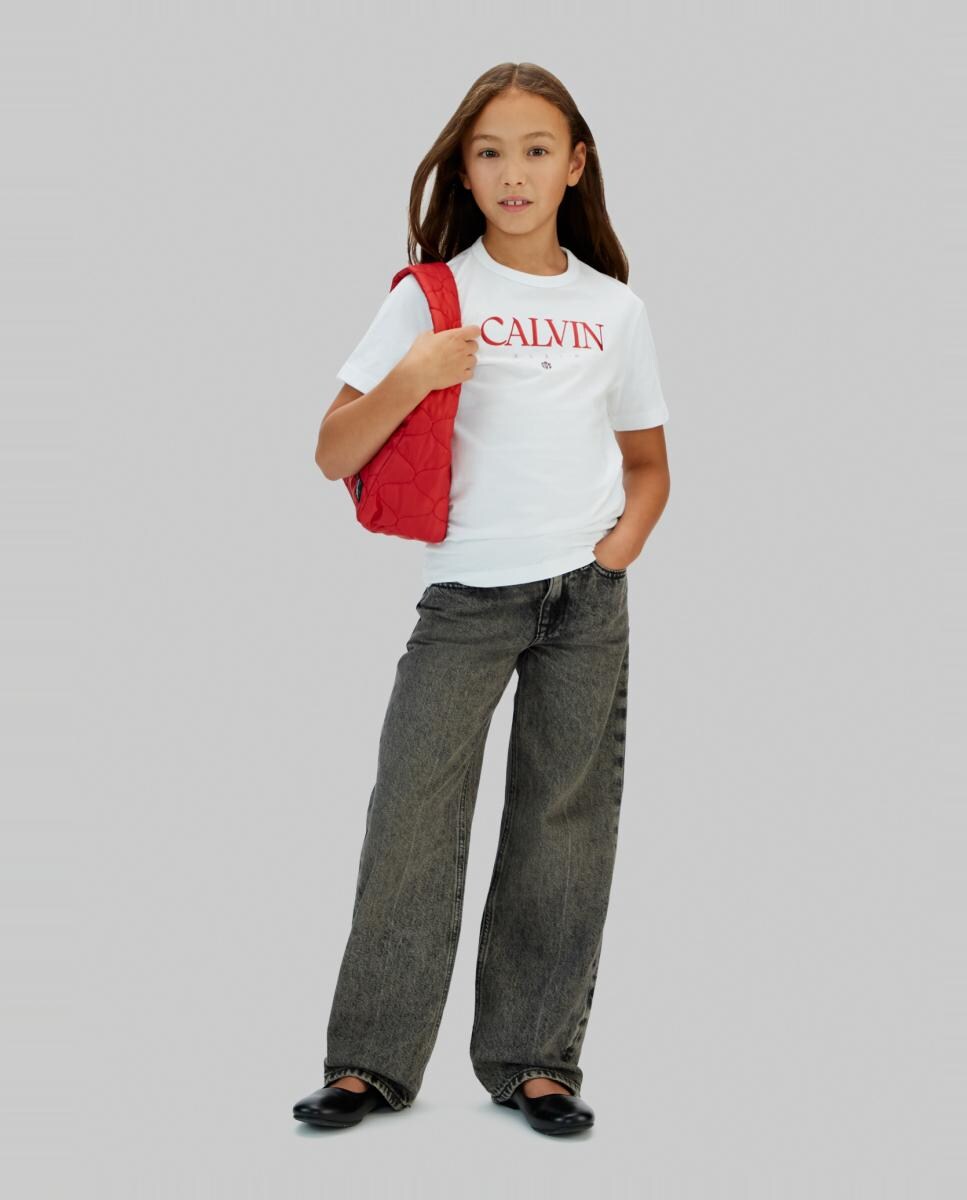 T-shirt com Logótipo - Multicolor Branco-7