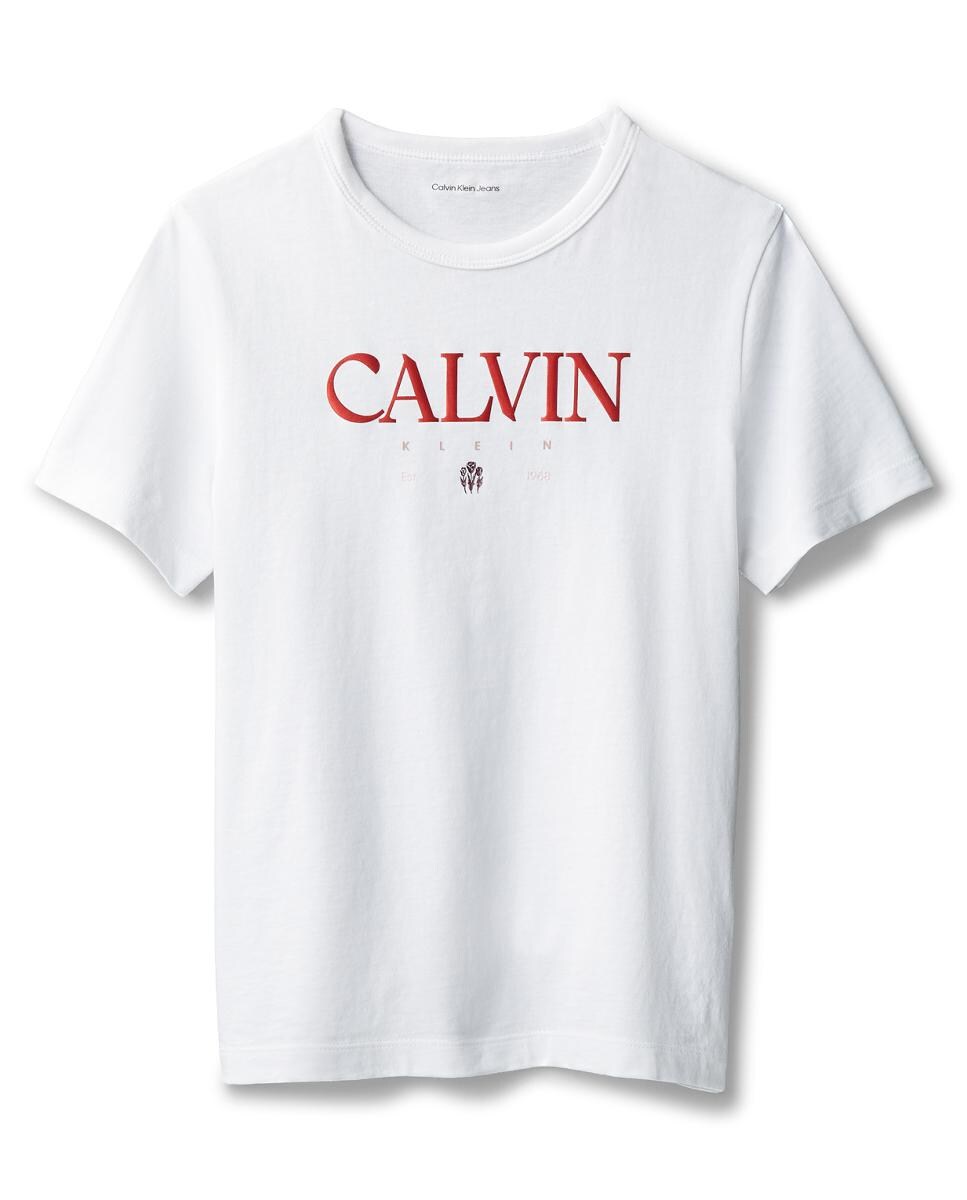 T-shirt com Logótipo - Multicolor Branco-8