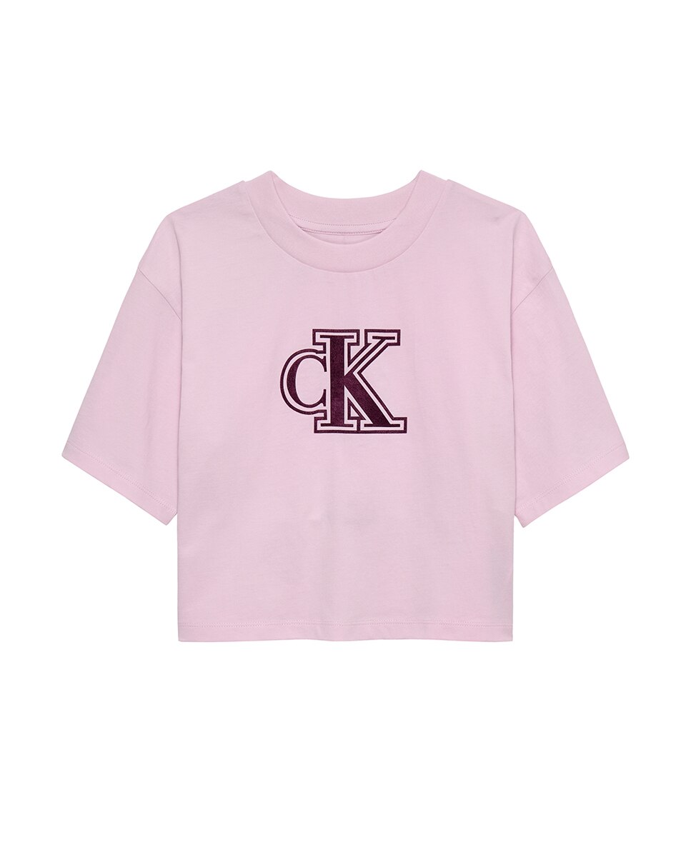 Imagem 0 de T-shirt Boxy Fit com Monograma