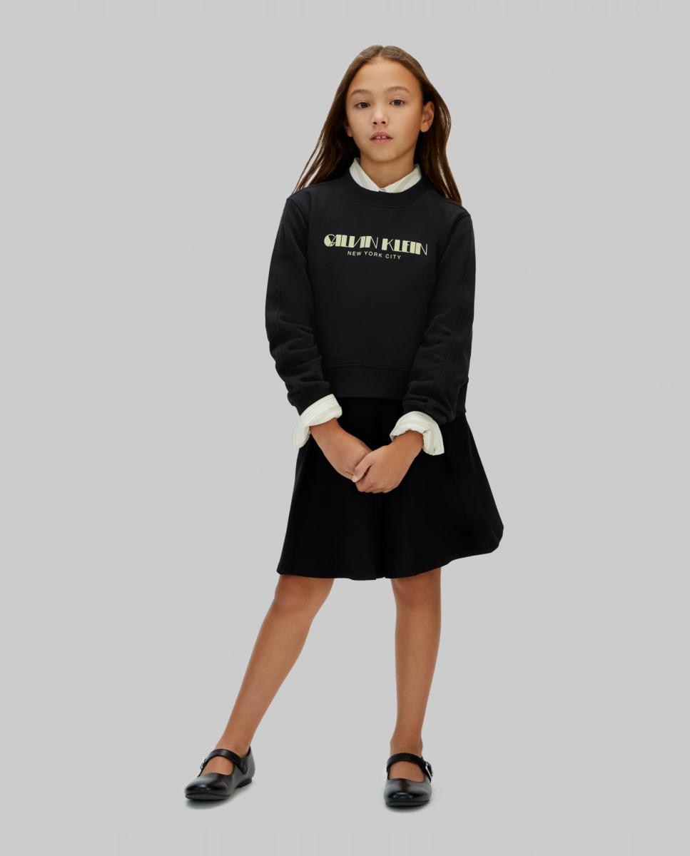 Sweatshirt com Ilustração Calvin Klein Preto-4