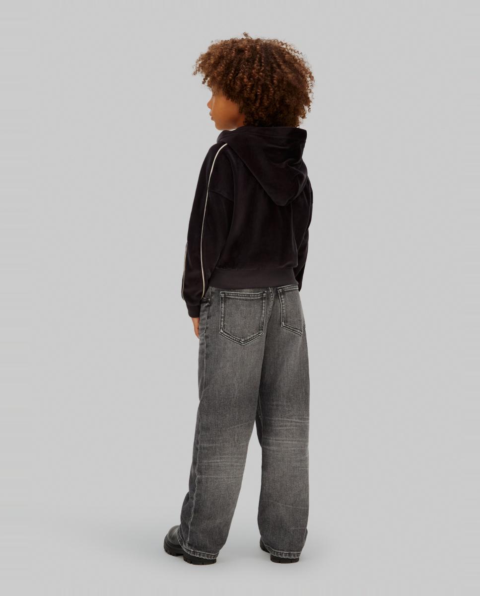 Sweatshirt em Veludo Calvin Klein Preto-3