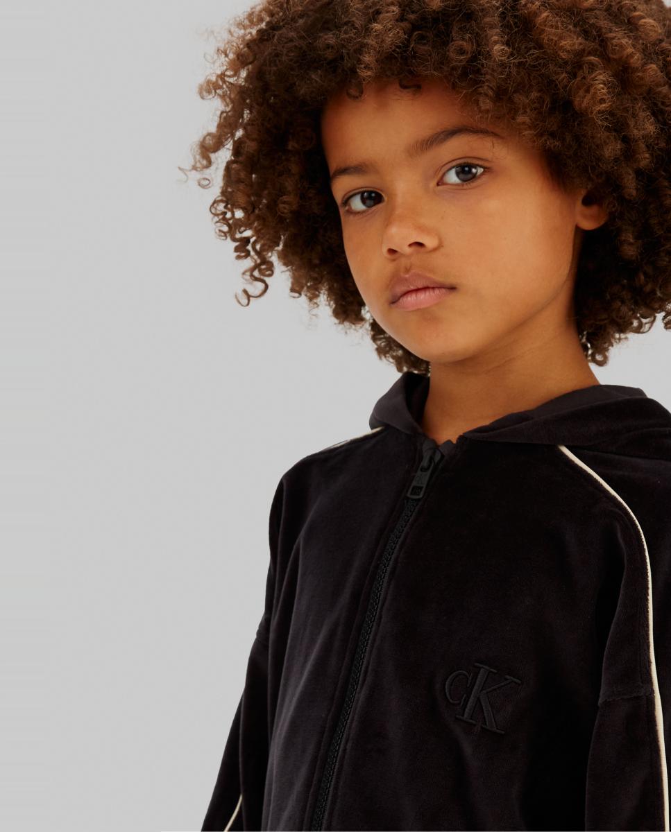 Sweatshirt em Veludo Calvin Klein Preto-5