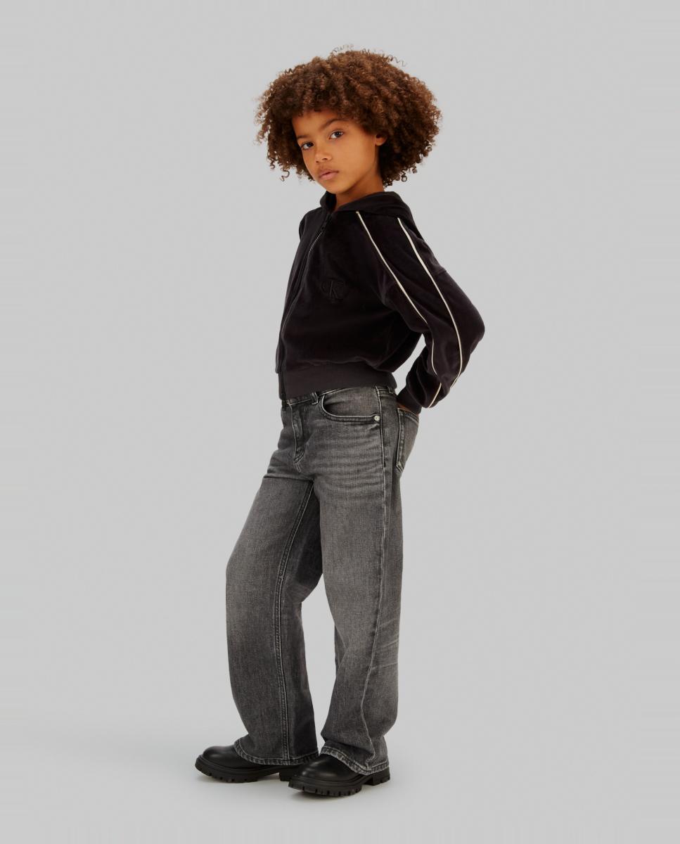 Sweatshirt em Veludo Calvin Klein Preto-6
