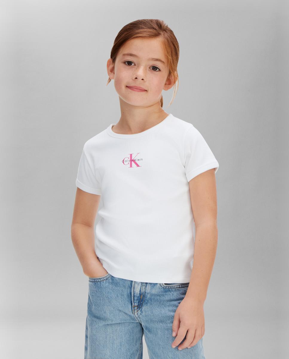 Imagem 0 de T-shirt Canelada com Monograma