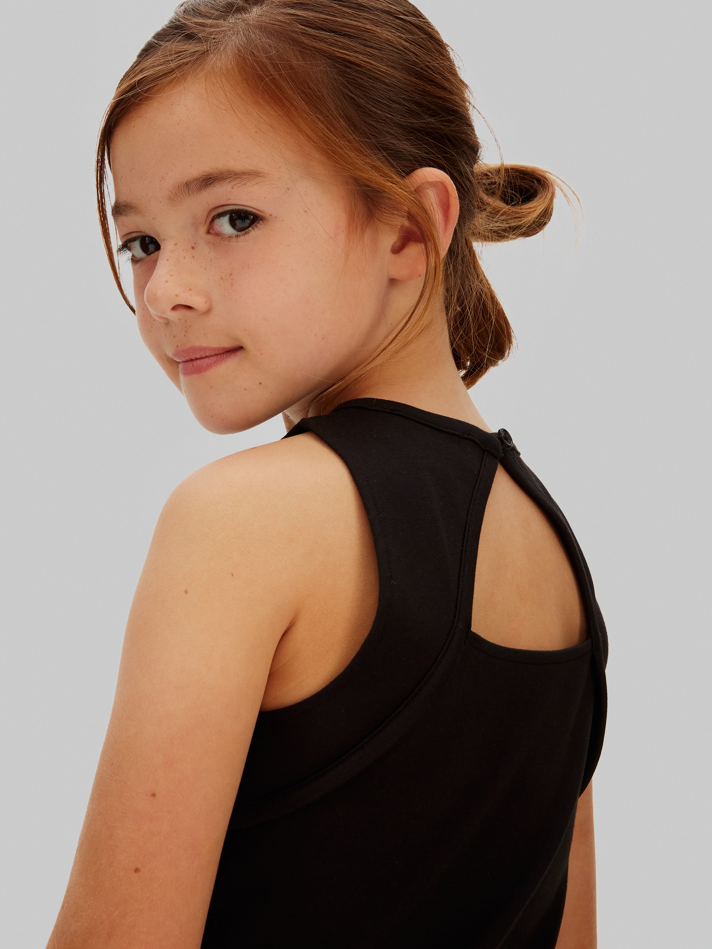 Top de Malha sem Mangas Calvin Klein Preto-2